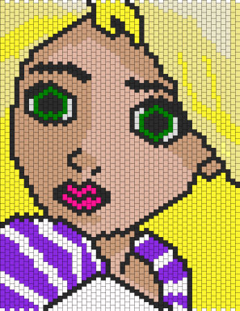 Рисунки по клеточкам принцессы