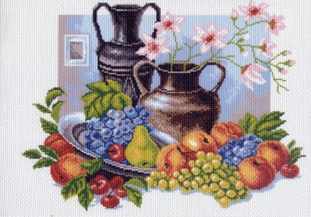 Вышивка крестом Матренин Посад натюрморт