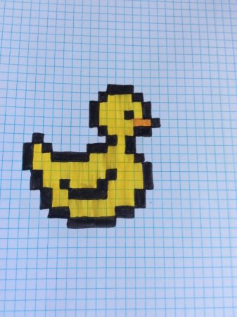 Рисование по клеточкам Минни