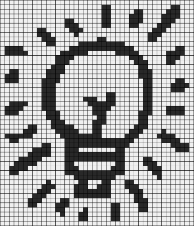 Рисунки по клеткам чб