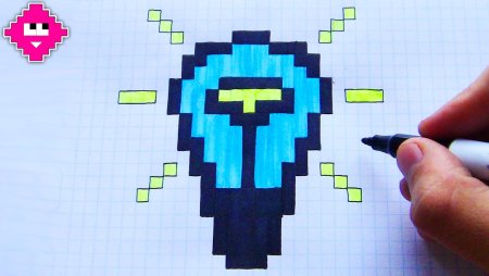 Рисунки по клеточкам лёгкие