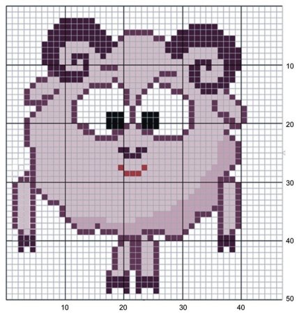 Бараш схема вышивки крестом