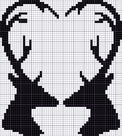 Рисунок крестиками по клеткам