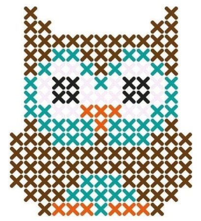 Рисование крестиком по клеточкам