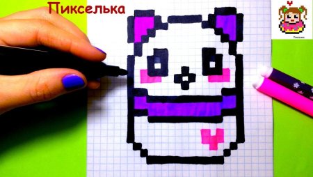Рисунки по клеточкам сквиш