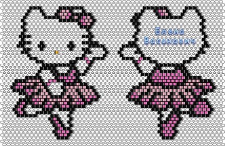 Хелло Китти бисер