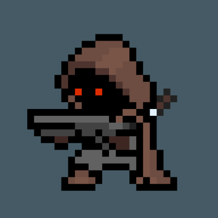 Крест пиксель арт