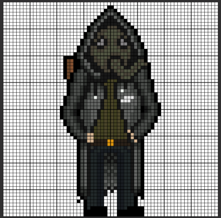 Вышивка крестиком Крот