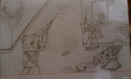 Рисунки для срисовки сталкер