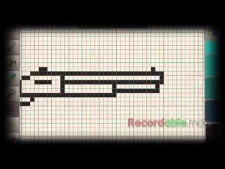 АК-47 автомат пиксельный