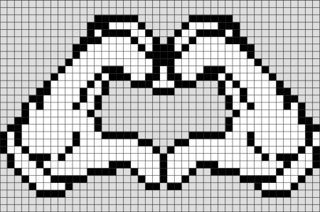 Рисунки по клеточкам заяц