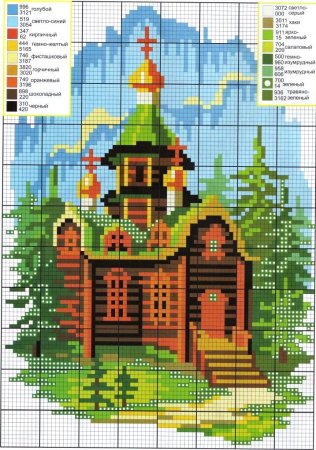 Церковь ручкой