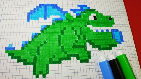 Рисование по клеточкам клеш рояль
