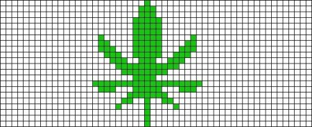 Рисование по клеточкам в тетради Кактус