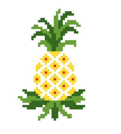 Ананас вышивка крестиком