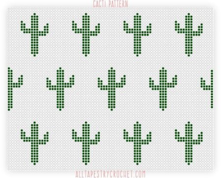 Жаккард Кактус спицами