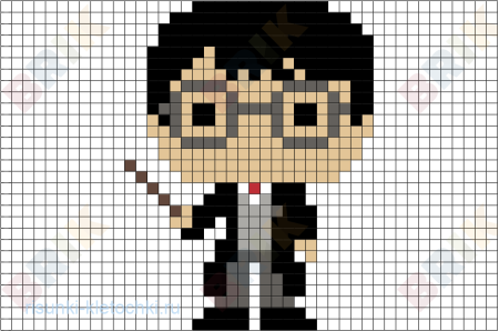 Гарри Поттер Pixel Art