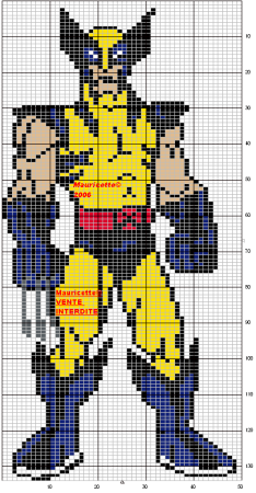 Схемы вышивки Супергерои