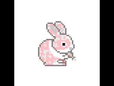 Зайчик по клеточкам маленький