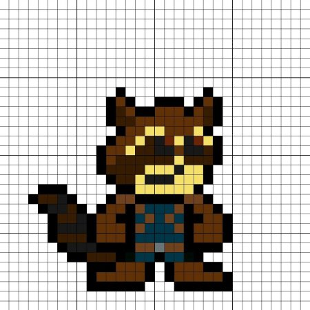 Рисование по клеточкам Мстители