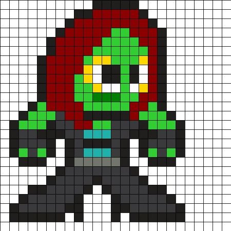 Рисование по клеточкам Марвел маленькие