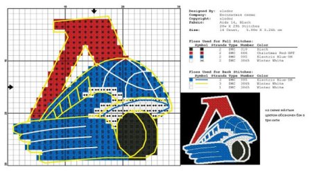 Локомотив схема вышивки
