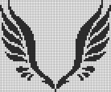 Вышивка крестом Крылья