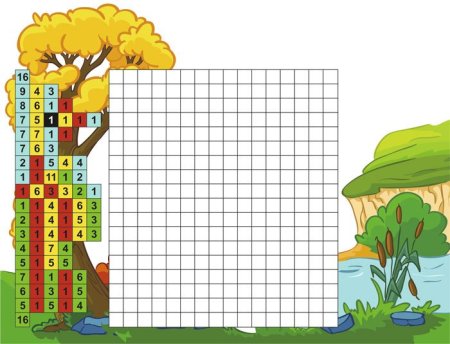 Японский кроссворд для детей