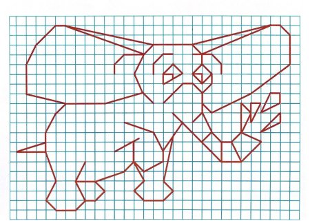 Рисунки по клеточкам