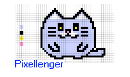 Рисунки по клеткам котики