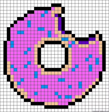 Пиксельные пончики