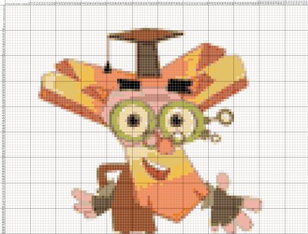 Вышивка Фиксики крестиком