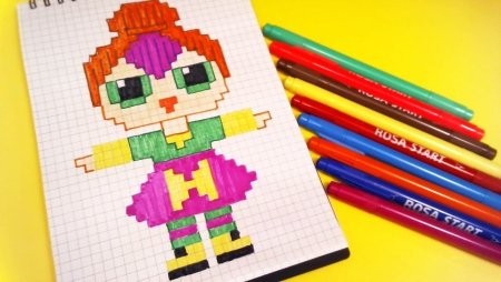 Рисунки по клеточкам ЛОЛ