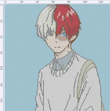 Тодороки шото по клеточкам