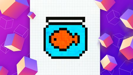 Кристалл по клеточкам