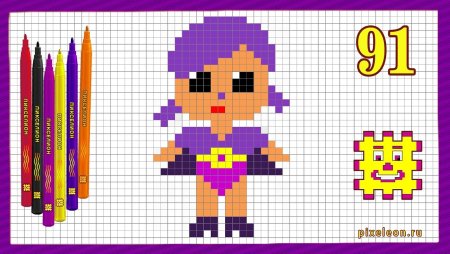 Рисование по клеточкам ЛОЛ