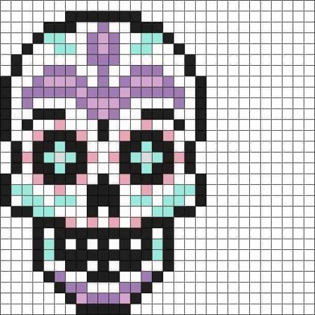 Вышивание крестиком скелет