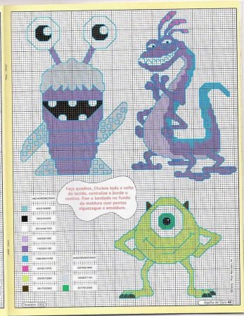 Монстрики по клеточкам