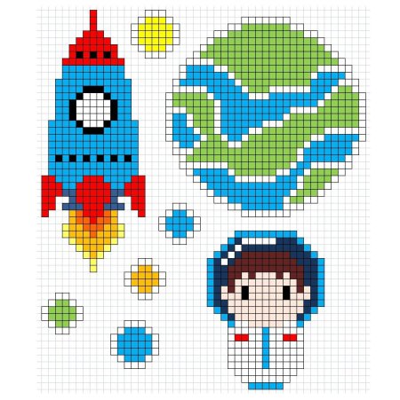 Рисунки по клеточкам лягушка