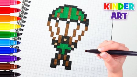 Рисование по клеточкам 23 февраля