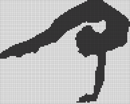 Вышивка гимнастка