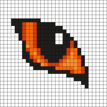 Дракон по клеточкам в тетради легкие