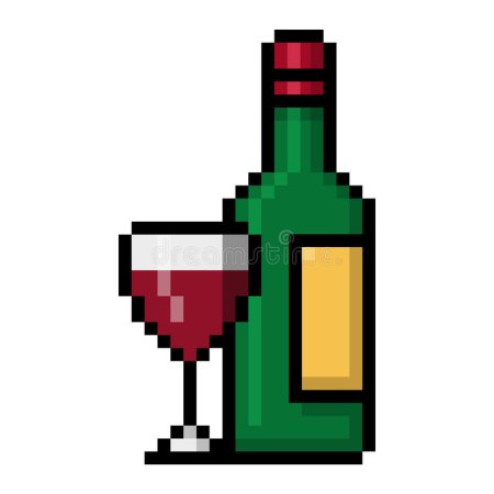 Коньяк пиксель арт
