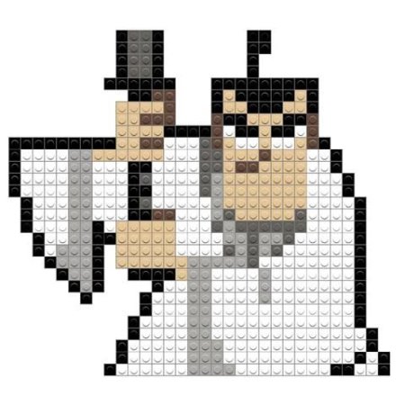 Самурай Джек пиксель арт