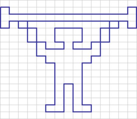 Графический диктант спорт