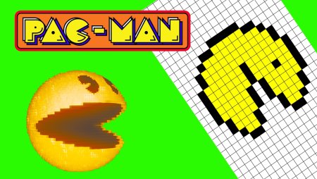 Рисунки по клеточкам Pacman