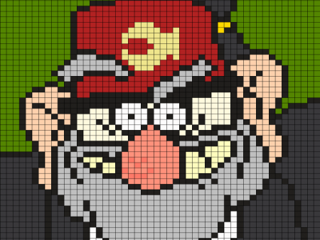 Рисунки по клеточкам Гравити Фолз