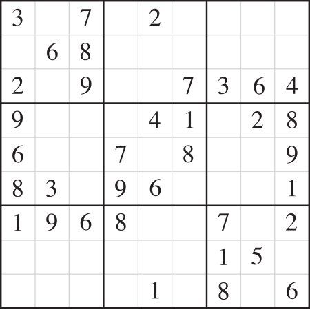 Судоку на 4 клетки