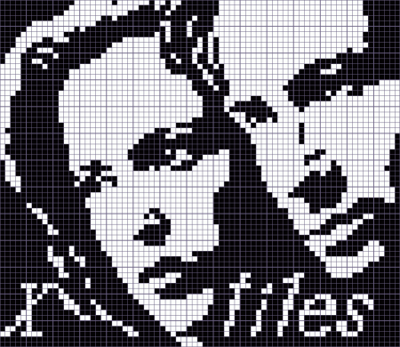 Портрет по клеткам