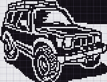 Тачка японский кроссворд